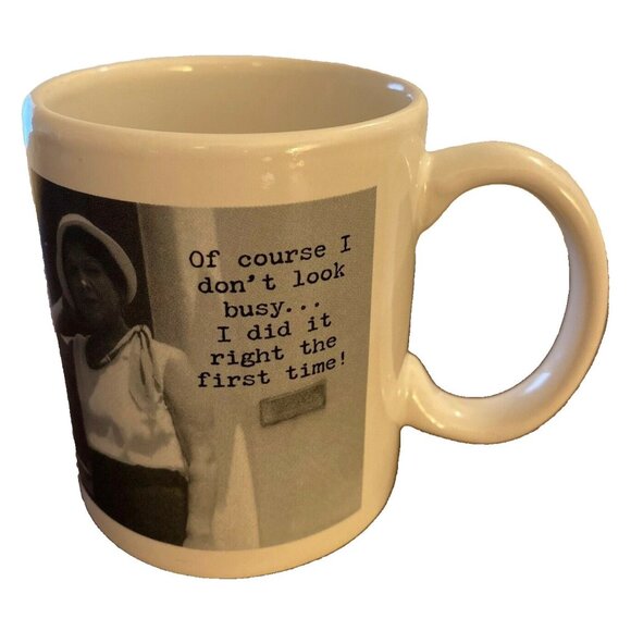 Novelty Mug - Trash Talk by Annie - 12 oz. Of course I don't look busy... - Picture 1 of 4